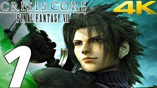 Crisis Core Final Fantasy VII - Gameplay Walkthrough Part 1 -  Prologue 4K 60FPS