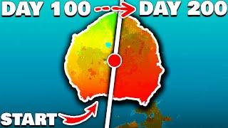 Can I Survive a DEATH ISLAND in Factorio? 200 Days