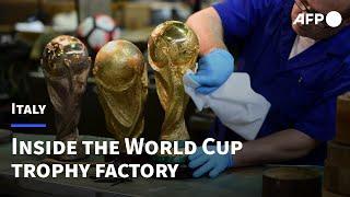 Inside the World Cup trophy factory  AFP