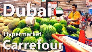 Food Prices in Dubai Hypermarket Carrefour Full Review 4K 