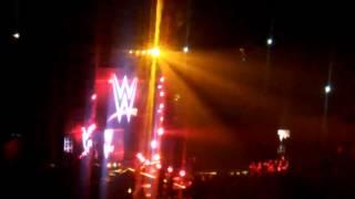 wwe #wweliveindia welcome. JEETRAMASATENDER DAGARon his debut match in new delhiIndia