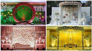 Simple and Grand Wedding Reception Stage Decoration Ideas 2024 Latest Reception Decoration Ideas