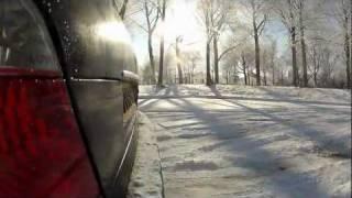 Winter Wonderland in a BMW E38 7 series