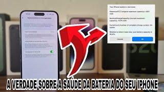 A verdade sobre a saúde da bateria do seu iPhone. Saiba como ver a porcentagem real.