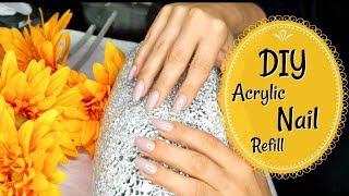 DIY Acrylic nails Refill    Save a lot of money Do it yourself