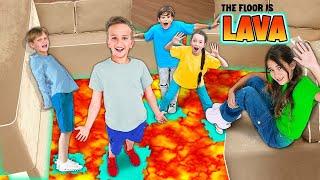 EXTREME THE FLOOR IS LAVA CHALLENGE