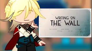 4ggravate reacts to Writing on The Wall  Will Stetson  Gacha React  kinda shit and cringe