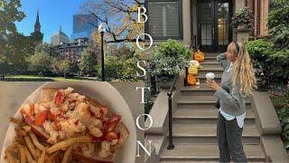 AUTUMN IN BOSTON *ticking off my USA bucket-list*  Travel vlog #34