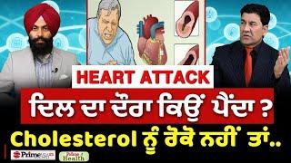 Prime Health 197  Heart Attack  Why does heart attack happen ?  Stop cholesterol otherwise ..