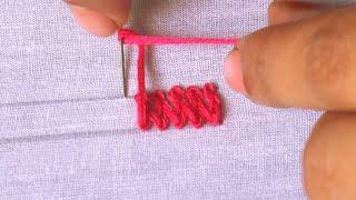 Hand Embroidery Cable Plait Stitch  Braid Stitch