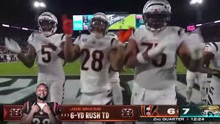 Bengals Dance after Joe Mixon Touchdown  Bengals vs Jaguars