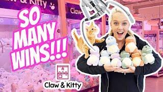 Cant Stop Winning the Claw Machines at Claw & Kitty