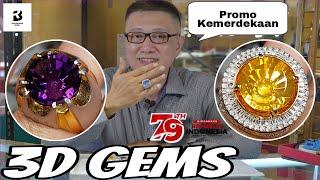 HANYA 1 TAHUN SEKALI Permata Berkualitas Harga Kaya di Online  Pak Adi - 3d Gems 