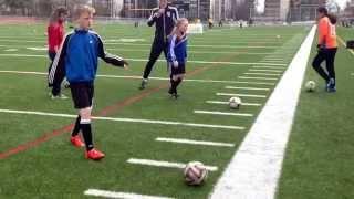 RVDL Soccer Academy KickingMaster Driven Pass Key factors for self analysis.  Watch to correct