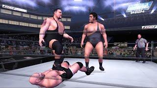 One on Two  Goldberg vs Andre The Giant & Big Show  WWE Smackdown Here Comes The Pain