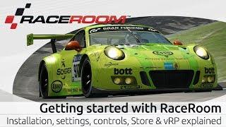 Getting started with RaceRoom Installation settings controls Store & vRP explained