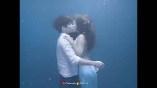 Naughty mermaid‍....saves her crush surplus princess underwater kiss