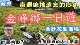 差點計劃失敗！台東金峰一日遊，夢幻仙境 超美金針花季攻略，讓人不捨的部落早餐店老闆娘，遊走在太麻里跟金峰的一天... #機車旅行