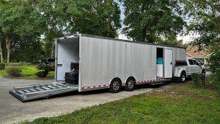 Refurbishing and upgrading an enclosed car trailer. part 2