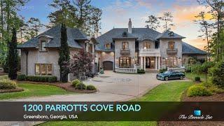 Lake Oconee Waterfront Home  1200 Parrotts Cove Rd Greensboro GA USA   Luxury Real Estate