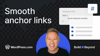 Same Page Scrolling Anchor Link in WordPress