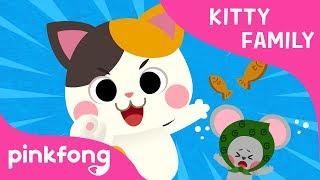 Keluarga Kucing  Lagu Binatang  Meong Meong Meong  Lagu Pinkfong untuk Anak