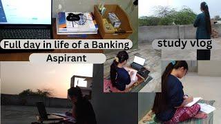 Full day in life of a banking aspirant. #studyvlog #banking #studyroutine #rbi #sbi #ibps#rrbpo2024