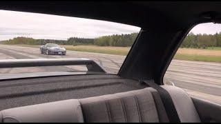 BMW M3 E30 V10 kills Corvette ZR1 Lamborghini Huracan and Jaguar XF-R 