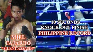 miel fajardo 10 seconds knock out finish against sarawut jiamthong of thailand