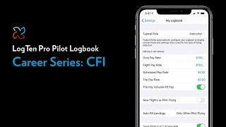 Career Series CFI - LogTen Digital Pilot Logbook