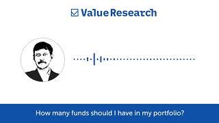 How many funds should I have in my portfolio?