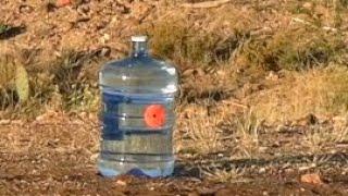 5.56 & .308 vs 5 gallon water jugs at 300 yards