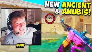 PROS PLAY NEW ANCIENT & ANUBIS IN CS2 NEW SWIMMING UPDATE? COUNTER-STRIKE 2 CSGO Twitch Clips