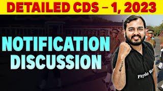 CDS 1 2023 Notification Out  LIVE Detailed Discussion 