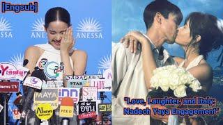 Engsub Love Laughter and Italy Nadech Yaya Engagement #nadechyaya #urassayas #nadech