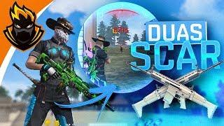 SOLO COM DUAS SCAR CONTRA SQUAD BLACKN444 FREE FIRE