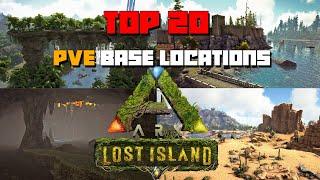 ARK Lost Island TOP 20 Best PVE Base Locations