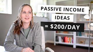 7 PASSIVE INCOME IDEAS easily make $200day