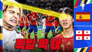 후토크 우승 후보 만난다ㄷㄷ 스페인 개눈깔 vs 독일인 코스프레