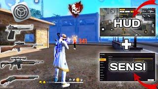 Free Fire Headshot setting 2024  Best Sensitivity Settings ️ Sensitivity + Hud Settings Free Fire