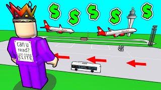 SPENDING $4098 On My AIRPORT In Roblox Airport Tycoon