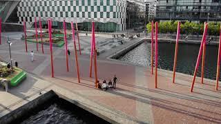 4K Drone Compilation    Grand Canal Dock    Bord Gáis Energy Theatre    Dublin    Ireland