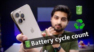 How To Check iPhone Battery Charging Cycle Count in Hindi  Mohit Balani