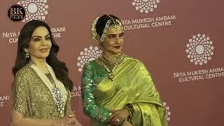 Rekha Mukesh Ambani With Wife Nita Ambani Arrives At Nita Ambani Launch By The Great Indian Musical