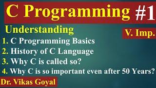 #1 Introduction  History  Why C is called so? with Notes  C Programming  C Language