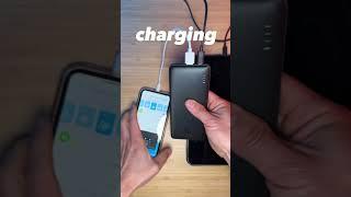 Baseus 20W PD battery bank with usb-c and micro-usb inputs