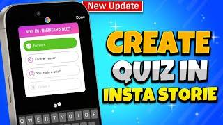 How to Create Quiz in Instagram Stories