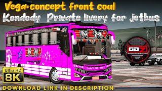 VEGA+CONCEPT PRIVATE BUS LIVERY & BASE TEMPLATE  DOWNLOAD NOW