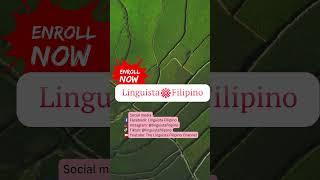 Filipino vs. Tagalog Exploring the Roots of the Philippines National Language #fyp #fypシ゚viral