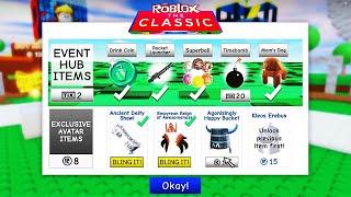 THE CLASSIC HOW TO REDEEM YOUR TOKENS AND TICKETS & GET EVERY FREE ACCESSORY ROBLOX